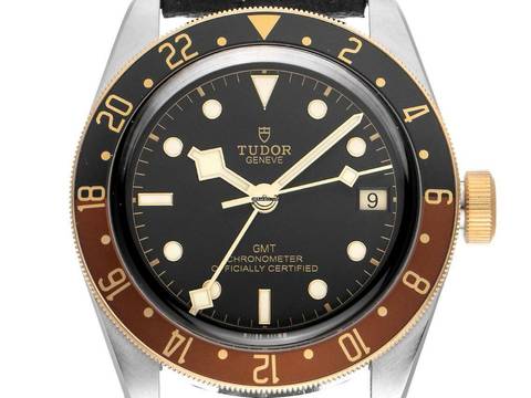  Tudor Black Bay GMT Heritage Black Bay Ref.M79833MN-0003 2026 Full Set Ungetragen Black Bay GMT Leder Faltschließe 
