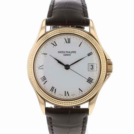  Patek Philippe Calatrava 37 Rose Gold White Dial 