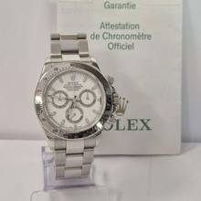 Thumbnail von Rolex Daytona Full Steel White Dial 40mm Automático Completo