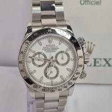 Thumbnail von Rolex Daytona Full Steel White Dial 40mm Automático Completo