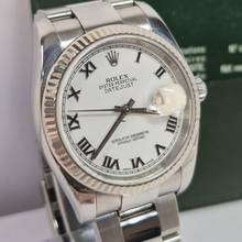 Thumbnail von Rolex Datejust 36 36mm Ouro Branco & Aço Automático Completo