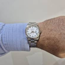 Thumbnail von Rolex Datejust 36 36mm Ouro Branco & Aço Automático Completo