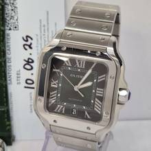 Thumbnail von Cartier Santos Large Green Dial 2 Pulseiras 40mm Automático Completo