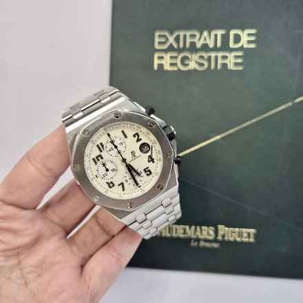  Audemars Piguet Royal Oak Offshore Chronograph Safari 42mm Full Steel Automático Completo 