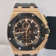 Thumbnail von Audemars Piguet Royal Oak Offshore Chronograph Ouro Rosé 44mm Automático Completo