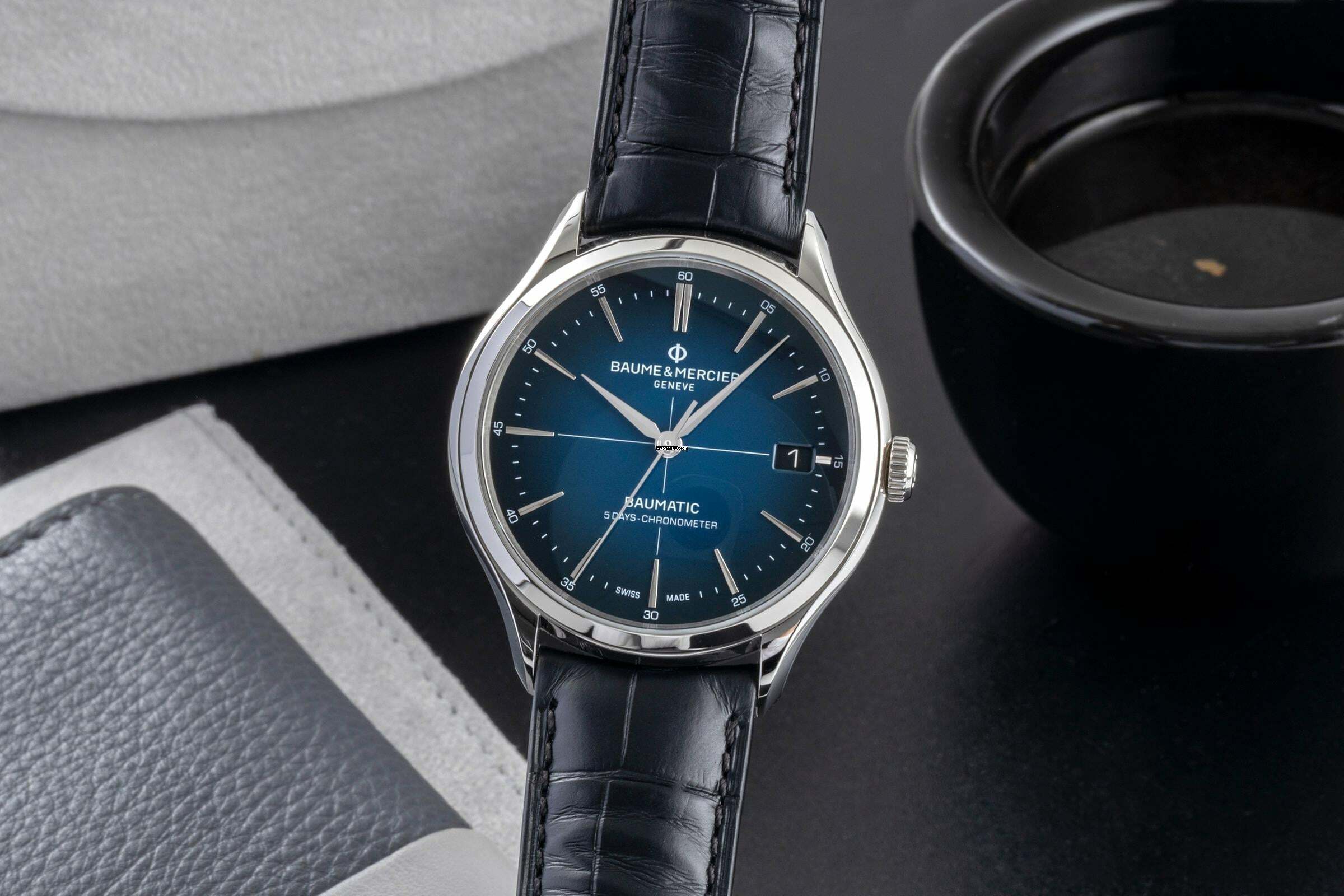 Baume & Mercier Clifton Stahl Automatik Ref. M0A10467 B&P 2025