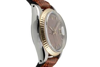 Thumbnail von Rolex Lady-Datejust Stahl / Gold Wood Dial Automatik Ref 6917 Vintage Klassiker