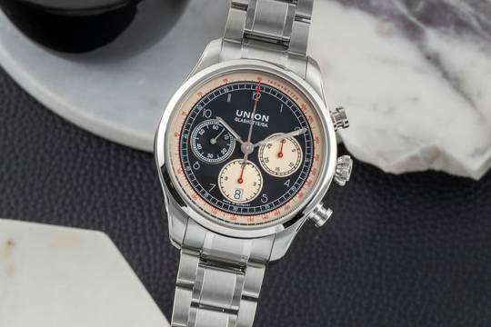  Union Glashütte Belisar Chronograph Stahl Ref. D009.427.16.052.00 B&P 2022 