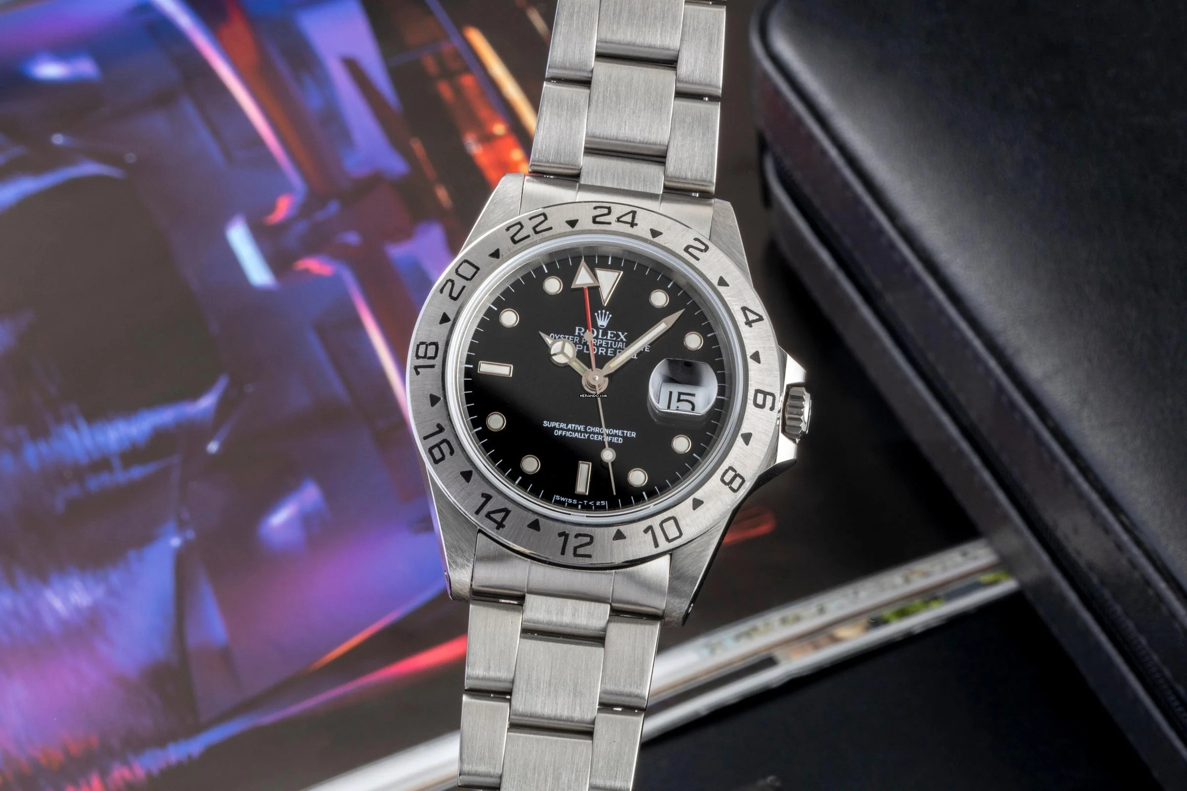 Rolex Explorer II Black Dial Edelstahl Automatik Herrenuhr Ref. 16570 T-Serie