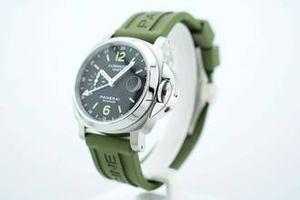 Thumbnail von Panerai Luminor GMT Automatic 40mm - With Box And Papers - PAM00244 2013