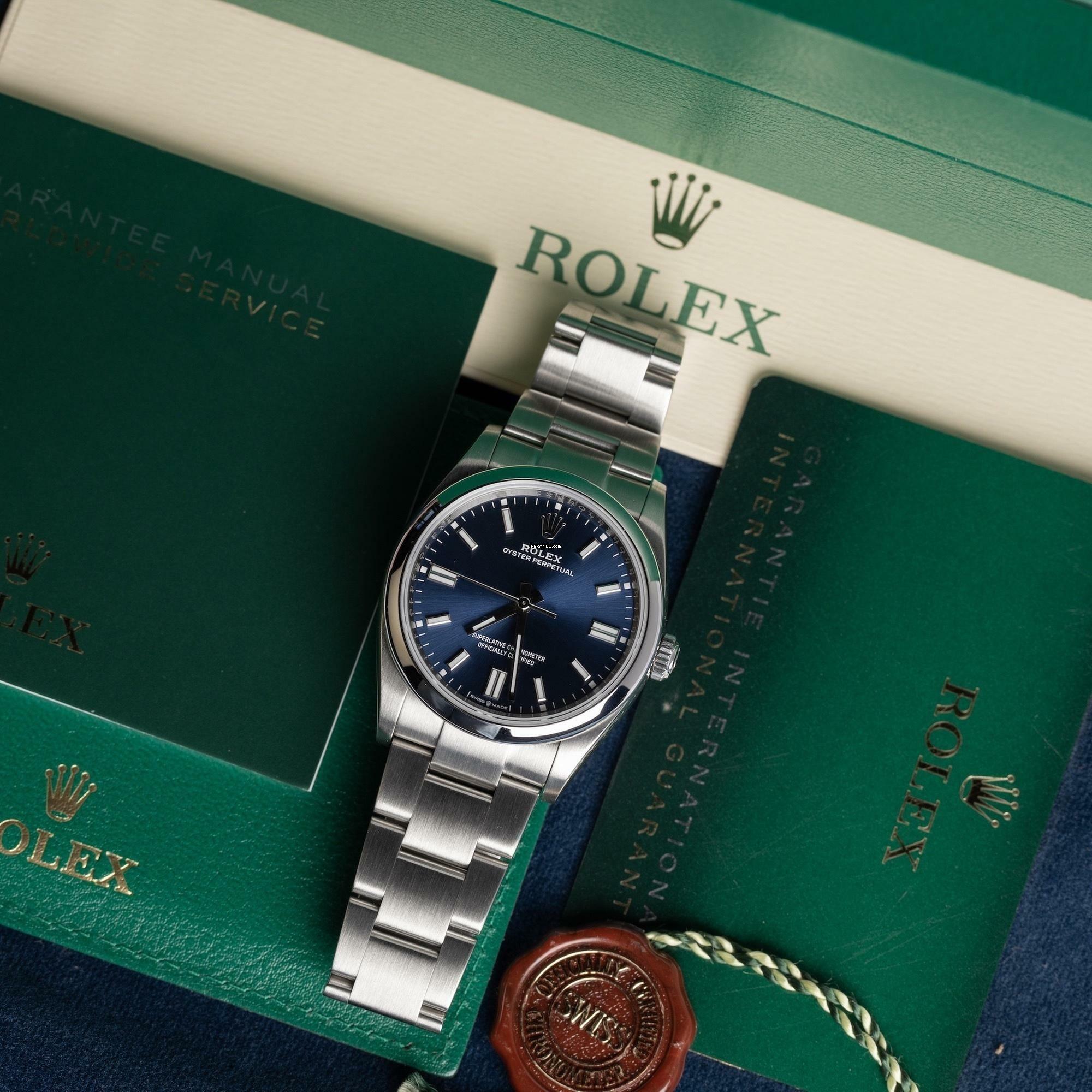 Rolex Oyster Perpetual 36 Full Set,Mint