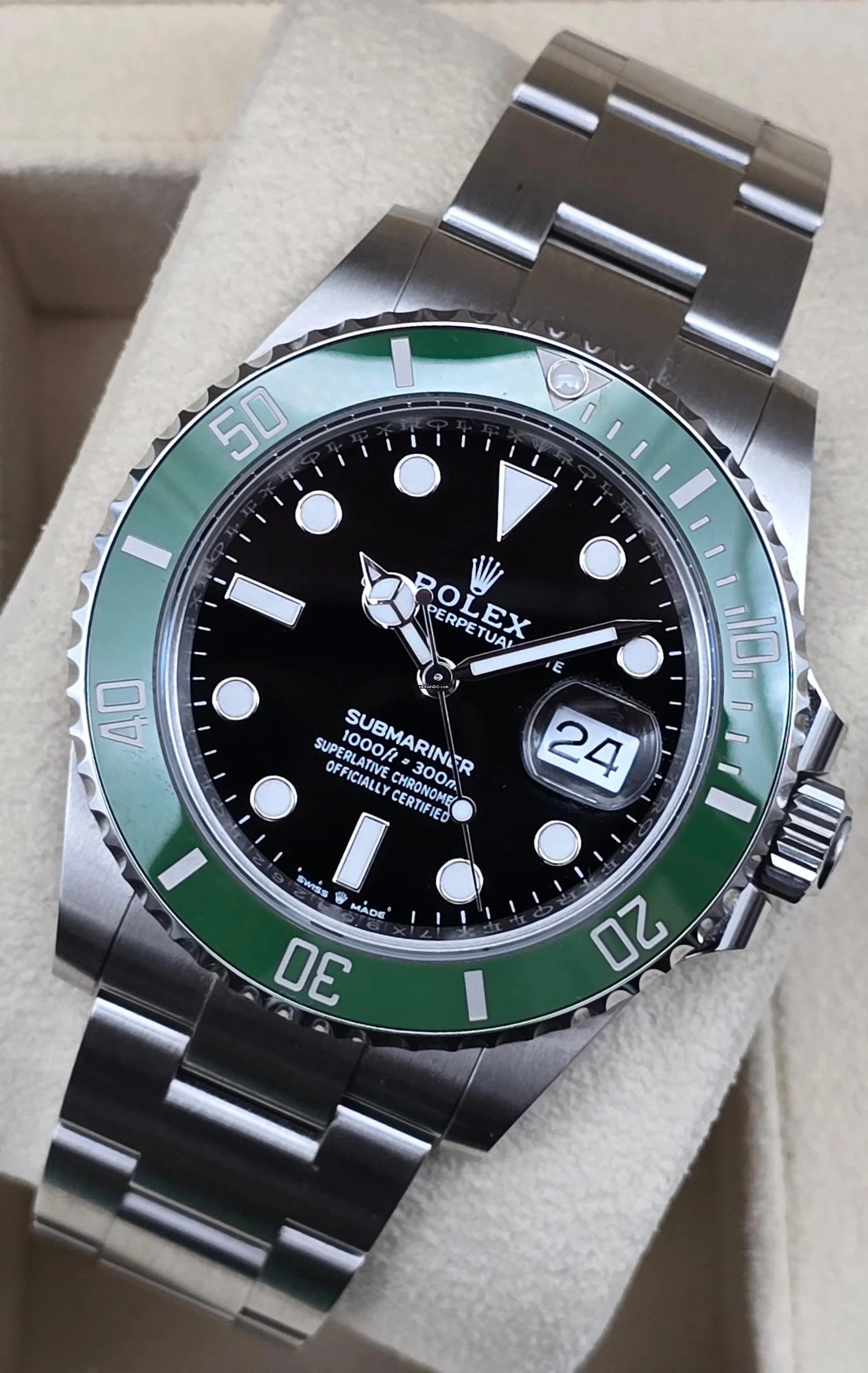 Rolex Submariner Date Starbucks 126610LV Like New Condition 6-2024