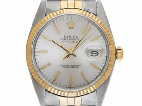 Thumbnail von Rolex Datejust 36 Ref.16013 1979 Box&Beschreibung original unpoliert Datejust open 6/9