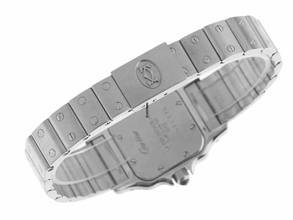 Thumbnail von Cartier Santos Galbée Lady PM Ref.1565 2004 Box&Beschreibung sehr gut Vintage Santos Galbee Lady PM kleines Modell