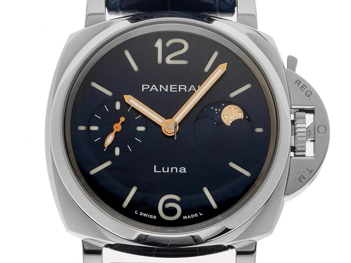 Panerai Luminor Due Luna Ref.PAM01179 2025 Full Set Ungetragen Luminor Due Luna