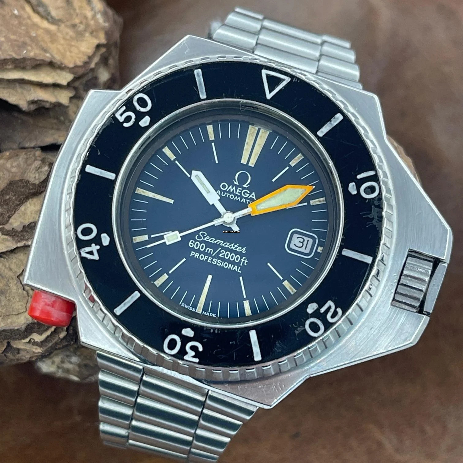 Omega Seamaster PloProf Seamaster Ploprof Left Hand Vintage - FULLSET - Ref. 166.077