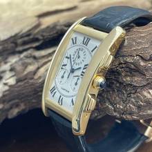 Thumbnail von Cartier Tank Américaine Tank Americaine Chronograph - FULL SET 2000 - Ref. W2601156