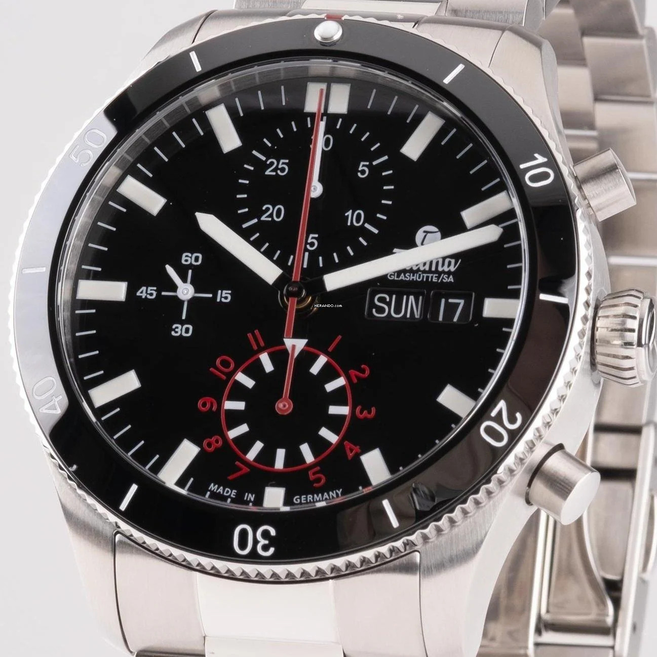 Tutima Grand Flieger Airport Chronograph NEW FULL SET