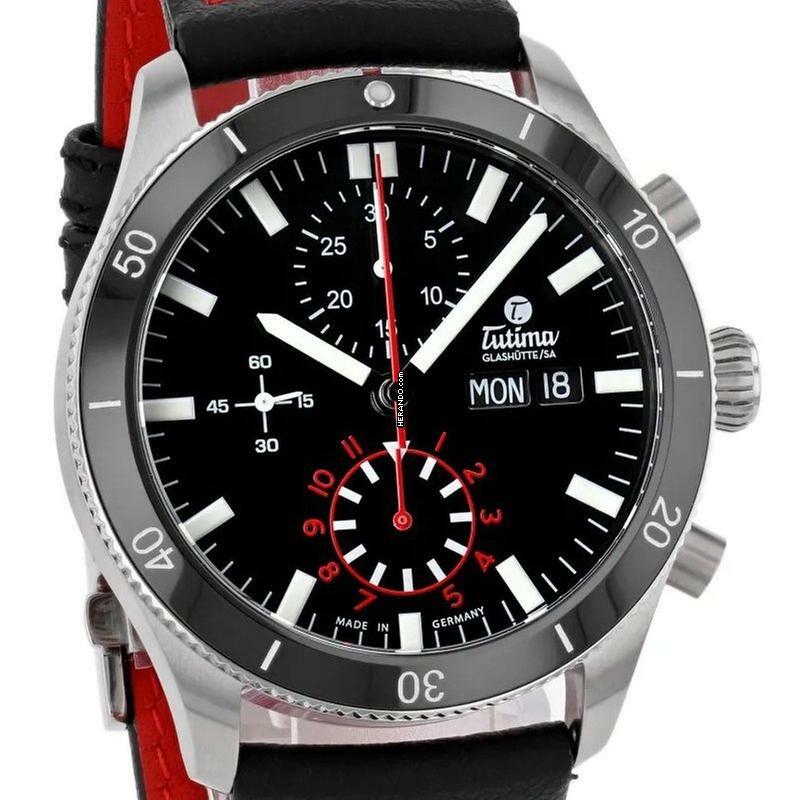 Tutima Grand Flieger Airport Chronograph NEW FULL SET