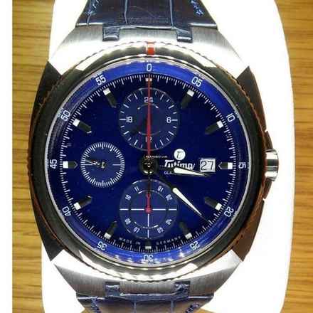  Tutima Saxon One Chronograph Royal Blue NEW FULL SET 