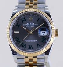 Thumbnail von Rolex Datejust 36 Stahl Gold Jubilé Wimbledon Dial 126233 Fluted Bezel B+P
