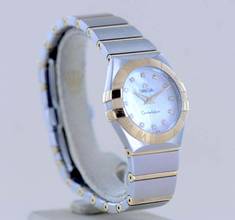 Thumbnail von Omega Constellation Quartz Stahl Gold MOP Diamond Dial Quarz Lady Klassiker