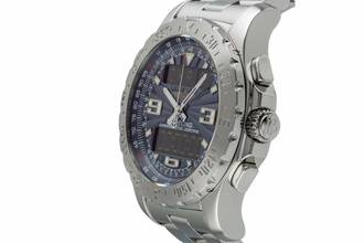 Thumbnail von Breitling Airwolf Chronograph Black Dial Edelstahl Quarz Herrenuhr Ref. A78363