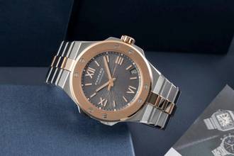 Thumbnail von Chopard Alpine Eagle Stahl/Gold Automatik Ref. 298600-6001 B&P 2021