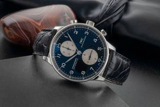 Thumbnail von IWC Portugieser Chronograph Stahl Automatik Herrenuhr Ref. IW371404