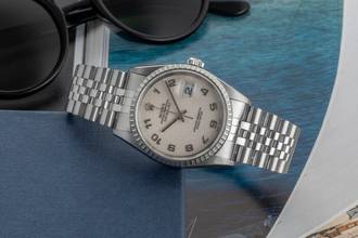 Thumbnail von Rolex Datejust 36 Computer Dial Oyster Edelstahl Automatik Ref. 16220 B&P LC 100