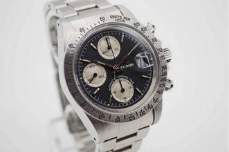 Thumbnail von Tudor Oysterdate Big Block 94300 Solo Dial mit neuem Service aus 1979