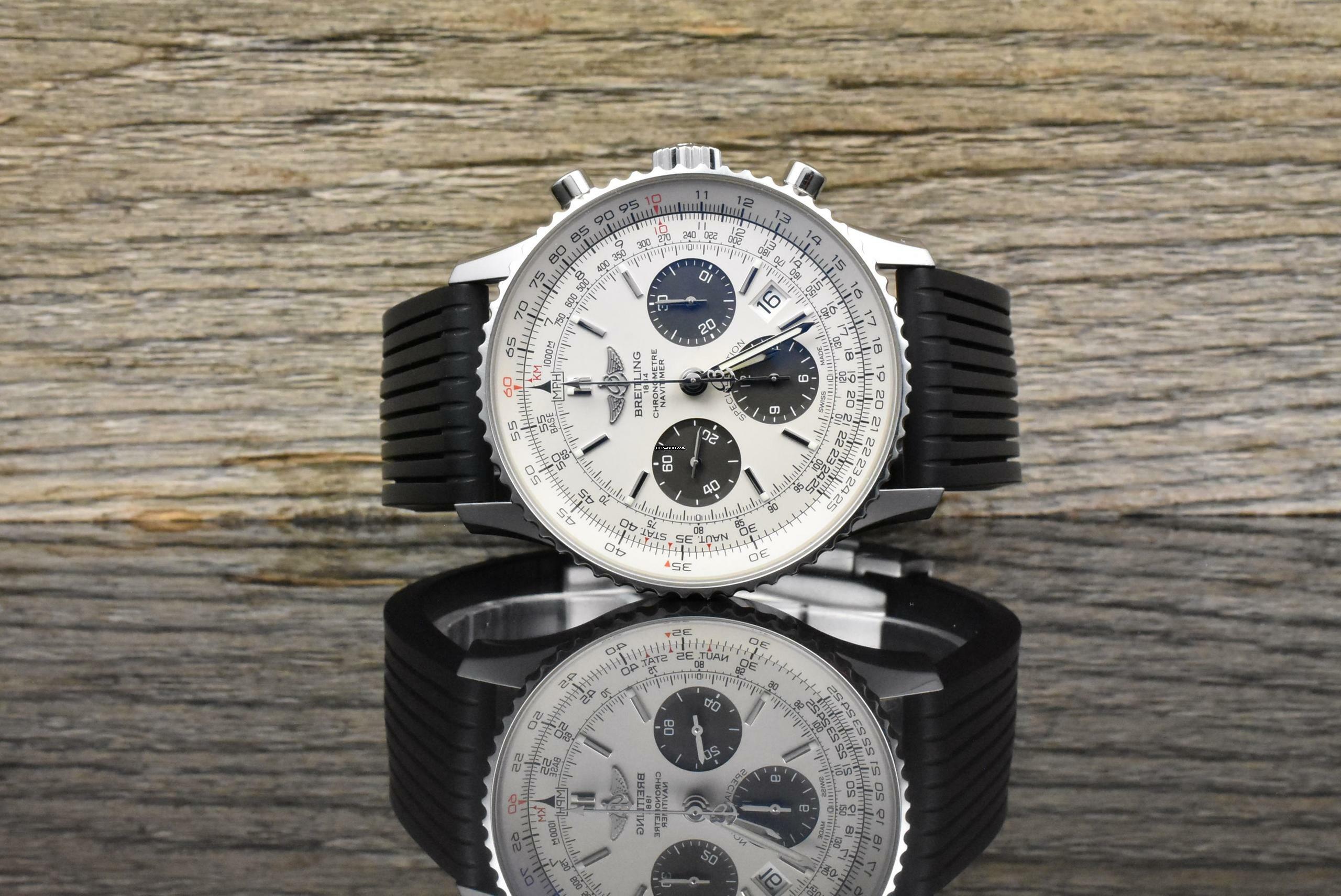 Breitling Navitimer 01 Special Edition Panda / Rubber / Automatik - Full Set 2018