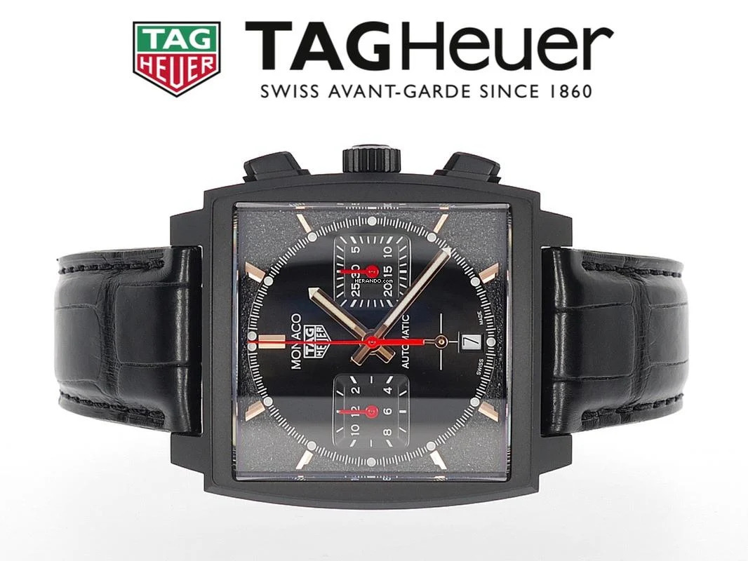 TAG Heuer Monaco Dark Lord NEU UND UNGETRAGEN