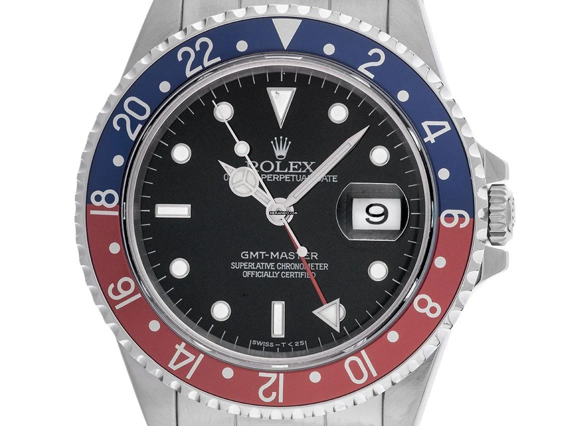Rolex GMT-Master Pepsi Ref.16700 1994 Full Set wie Neu Vintage GMT Master Pepsi