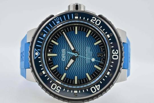 Oris Aquis Pro 4000m 01 400 7777 7155 Blue Dial 