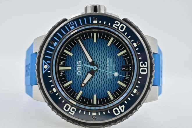  Oris Aquis Pro 4000m 01 400 7777 7155 Blue Dial 