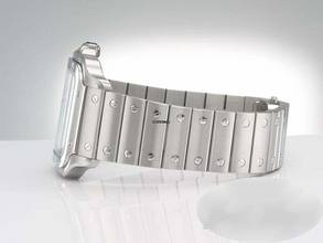 Thumbnail von Cartier Santos Grosses Modell Edelstahl Wssa0018 2020 Automatik Stahl Steel