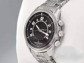 Thumbnail von Jaeger-LeCoultre AMVOX Aston Martin 190.8.97 2010 Edelstahl Automatik Alarm Steel Black Dial