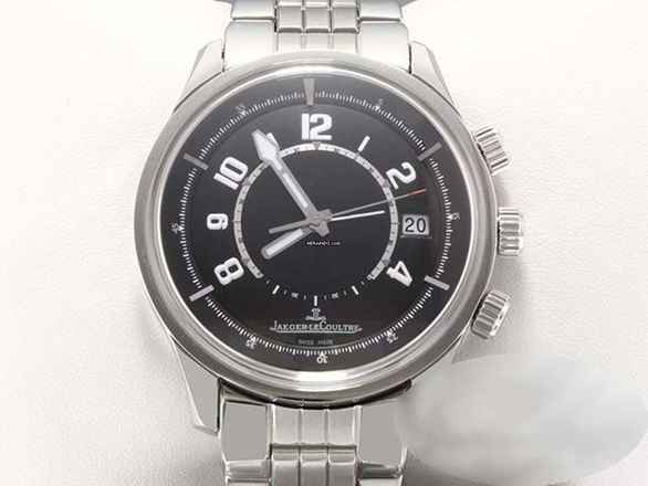  Jaeger-LeCoultre AMVOX Aston Martin 190.8.97 2010 Edelstahl Automatik Alarm Steel Black Dial 