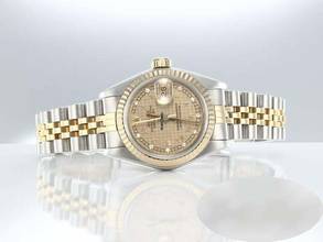Thumbnail von Rolex Lady-Datejust Edelstahl Gelbgold 750 Diamanten Automatik Stainless Steel 18kt Yellow Gold Stahl Damen Jubilé-band Chronometer Oyster