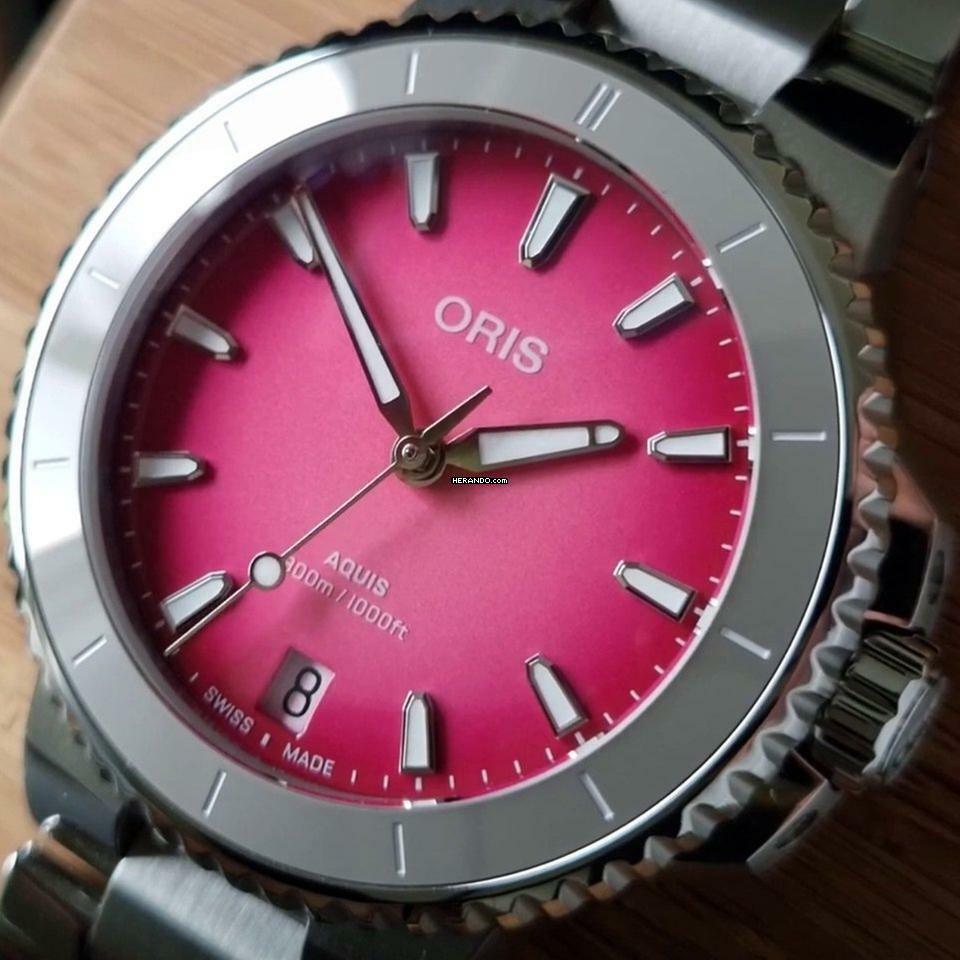 Oris Aquis Date 7792 4158-07 8 19 05p 01 733 Aquis Date Taste Of NEW FULL SET