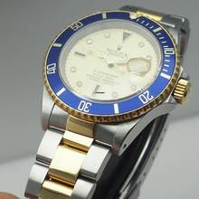 Thumbnail von Rolex Submariner Date 16613 Serti Diamonds dial Stahl/Gold 18k B+P Wempe