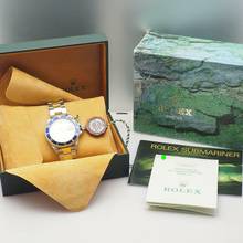 Thumbnail von Rolex Submariner Date 16613 Serti Diamonds dial Stahl/Gold 18k B+P Wempe