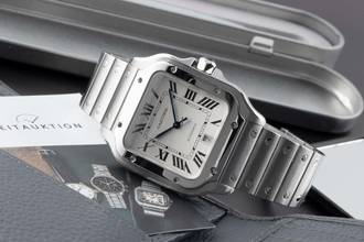 Thumbnail von Cartier Santos de Cartier Stahl Automatik Herrenuhr Ref. WSSA0009