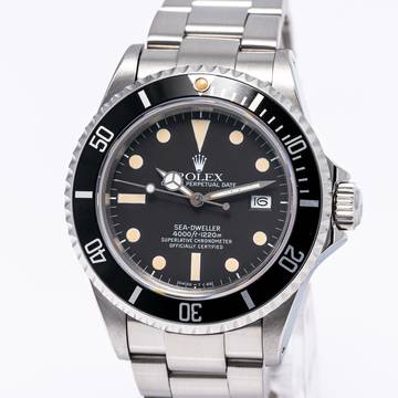  Rolex Sea-Dweller 40 Black Matte Dial – 16660 – like NEW ~ 1982 