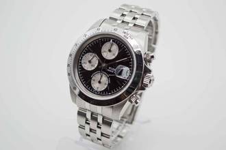 Thumbnail von Tudor Prince Date Chronograph 79280 Newman Dial Box & Papiere