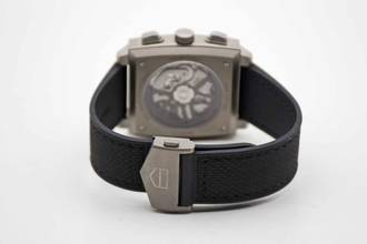 Thumbnail von TAG Heuer Monaco Chronograph Titan schwarz neues Fullset Mwst. ausweisbar