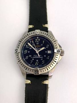  Breitling Colt Quartz Ocean Quarz Black Dial ref A64350 A64350 