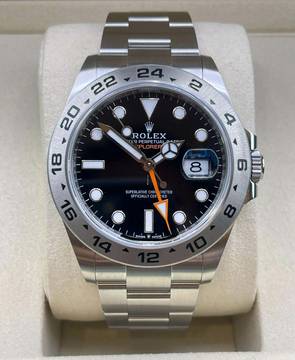 Rolex Explorer II 2025 NEW FULL SET with box&Papers UNWORN Black Dial