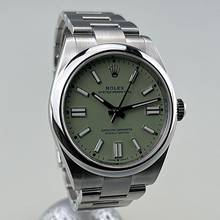 Thumbnail von Rolex Oyster Perpetual 41 Pistachio 02/2026 Ref. 134300 neu/ungetragen Full Set deutsche Auslieferung (LC100) Rolex Price-Hangtag